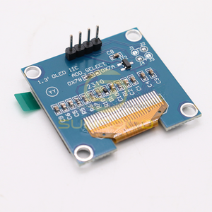 Modulo Display OLED da 1.3 pollici 4PIn SSD1306 IIC I2C 128*64 3.3V 5V GND VCC SCL SDA intestazione perno saldato - Product Image 4