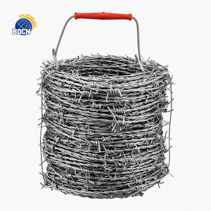 BOCN Factory Sell <strong>Cheap</strong> Barbed <strong>Wire</strong> Galvanized Traditional Twist 400M 500M 50Kg Per Roll 50Kg Barbed <strong>Wire</strong> Price Coil Barbed <strong>Wire</strong>