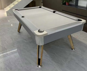 Bàn bida gia đình Mỹ trong nhà 8 feet (209cm), khung gỗ chắc chắn, túi da thật, đệm thép không gỉ, bền bỉ - Product Image 1