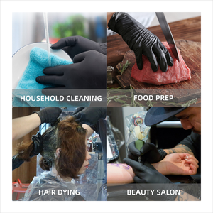 Nitrile bột miễn phí Vinyl hộ gia đình dùng một lần Găng tay nhà bếp guantes negros màn hình cảm ứng có thể được tùy chỉnh caja de guantes - Product Image 4