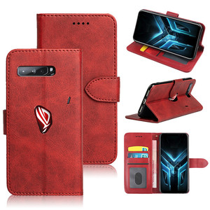 适用于Asus ROG手机5的手机壳，适用于ASUS Zenfone Max Plus M2 (ZB634KL) ZS660KL的对开PU皮革钱包翻盖 - Product Image 1