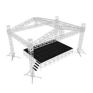 Olay için hoparlör kanatları ile sahne çerçevesi kafes yapısı konser kafes sistemi sahne çatı kafes - Product Image 6