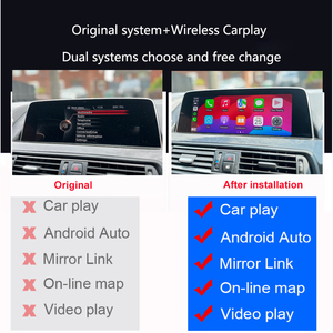 Android oto için BMW 1 2 3 4 5 6 serisi X1 X3 X4 X5 X6 MINI M3 M4 M5 Z4 MirrorLink AirPlay navigasyon kablosuz Apple CarPlay - Product Image 3