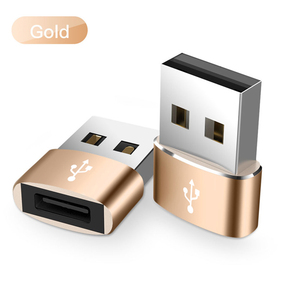 USB C母到USB公适配器2.0 3.0类型电源充电器电缆连接器