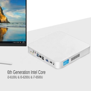 De pequeño Factor de forma PC Core i5 4200U 4K HTPC VGA USB WiFi Gigabit Ethernet Linux Win10 Oficina Mini computadora - Product Image 2