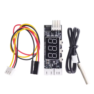 DC 12V Display digitale PWM regolatore di velocità a 4 fili di controllo On/Off con la temperatura 3A supporto di componenti elettronici - Product Image 6