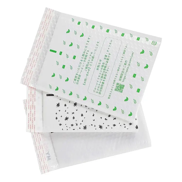 Fabrika ambalaj poli kabarcıklı postalar özel nakliye yastıklı zarf su geçirmez renkli kabarcık mailler