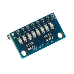 3,3 V 5V 8-Bit blau/rot LED-Anzeige modul Gemeinsame Anode/Kathode für DIY-Kit Arduino NANO UNO Himbeer pi 4 Nodemcu V3 ICs