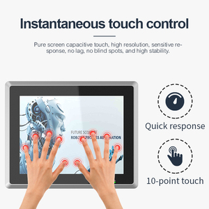 10.4 <strong>12</strong>.<strong>1</strong> 15 17 19 Inch Capacitive Touch Screen X86 / Linux / Android Fanless <strong>Embedded</strong> Industrial Panel Pc - Product Image 3