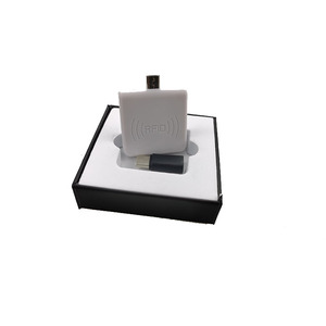13.56Mhz Smart IC Card Reader R65C Wireless USB RFID interfaccia di comunicazione ABS materiale di controllo di accesso lettore di schede per ID - Product Image 4