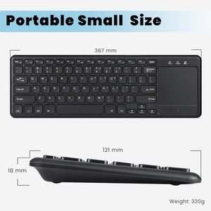 Teclado USB con cable portátil estándar británico OEM teclado con cable 78 teclas teclado para ordenador portátil PC TV Tablet PC - Product Image 3