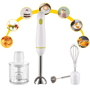 Made in YuYao Industrial Blender 300W With One Speed <strong>Control</strong> With Attachment Whisk and 350 Ml Chopper Cup Great Helper - Product Image 6