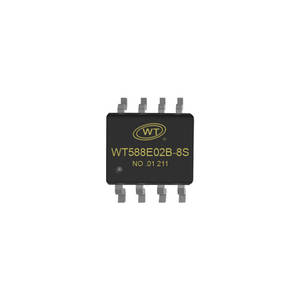Waytronic WT588E02B-8S chip vocale può cambiare il contenuto vocale interno del chip online tramite MCU o supporto downloader - Product Image 1