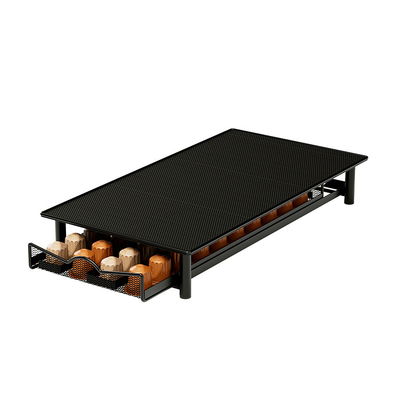 Negro (capacidad para 40 cápsulas Nespresso)