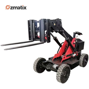 Elektrischer hydraulischer Tanks tapler für die Lager logistik Voll automatisches Offroad-Stand-On-Hebe-und Lade-/Entlade system