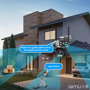 Nueva Cámara IP inalámbrica para exteriores con visión nocturna, detección de movimiento, seguimiento automático, sistema de vigilancia Wifi de dos vías a través de la Audio-4G - Product Image 6