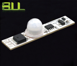 PIR датчик 5V-24V мини умный светодиодный диммер контроллер модуль для светодиодного профиля