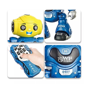 Robot giocattolo telecomandati intelligenti mini robot giocattolo programmabile intelligente per bambini che camminano e ballano robot
