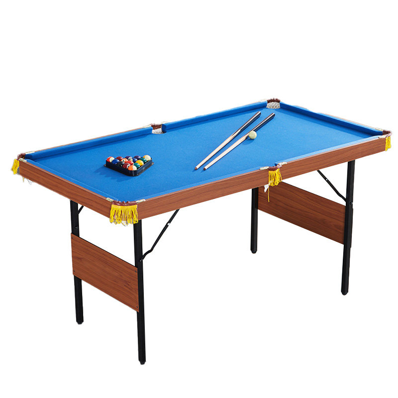 1.6m folding blue billiards table