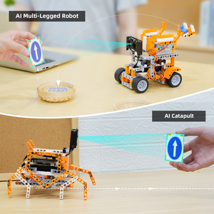 DaDa: Bit AI 10-en-1 Robot Building Block con AI Vision para Microbit Programación STEM Aprendizaje Educación Robótica Kit para niños - Product Image 3