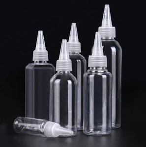 250ML Plastic Squeeze Dropper Bottles Transparent <strong>Sharp</strong>-mouth Bottle Ink Glue Empty <strong>Container</strong>