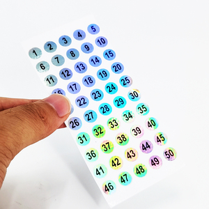 Kunden spezifischer Hologramm-Aufkleber druck mit QR-Code-Seriennummer und einzigartigem Code-Etikett - Product Image 2