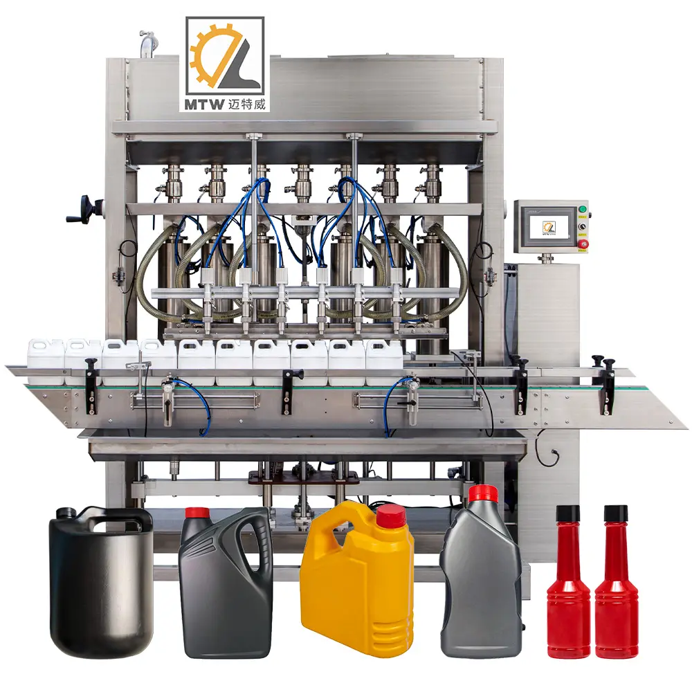 Machine de remplissage automatique d'huile moteur pour bouteilles de liquide MTW