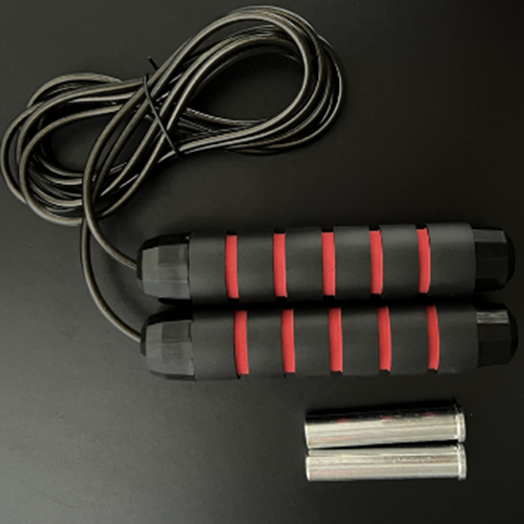 Cable de acero negro y rojo: cuerda de 35 m + bloque de peso de 160 g