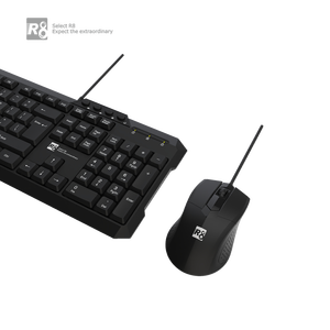 Combo de teclado y ratón con cable, venta al por mayor de fábrica, barato, con teclas Multimedia para PC, ordenador de escritorio, 2023 - Product Image 3