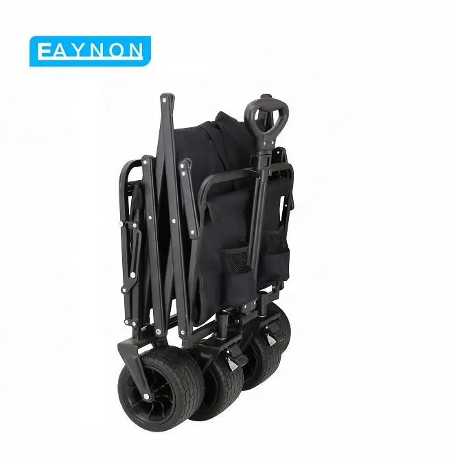 Eaynon Chariot utilitaire pliable de 330LBS pour l'extérieur Chariot portable pliable pour le camping Chariot multifonction