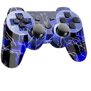 用于PS3和PC冲击振动控制器的可充电无线操纵杆游戏手柄，带P 3附件 - Product Image 1