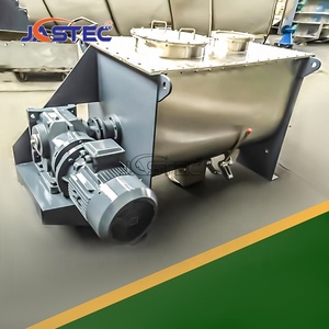 30-60L sürekli çalışma yatay karıştırıcı toz şerit karıştırıcılar statik Spiral mikser şerit Blender platformu ile - Product Image 4