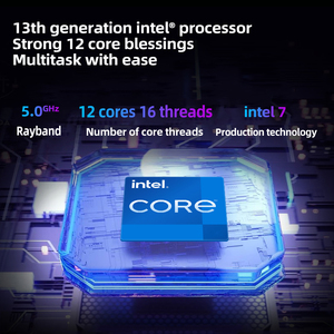 Mini PC Intel Core i5 1340P i7 1360P DDR5 64G M.2 SSD Thunderbolt4 HD VGA 4K HTPC Micro ordenador para uso doméstico - Product Image 2