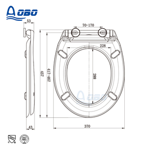 Sanitary Ware 3-sides Printing UF Duroplast Soft Close Quick Release Toilet Seat Cover with Different <strong>Images</strong> - Product Image 6