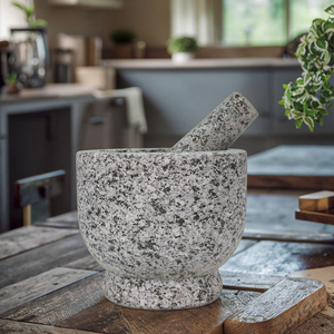 Grosir alami granit cobek batu dan alu alat Herbal & bumbu untuk rempah obat biji-bijian - Product Image 1