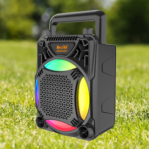 Tragbare drahtlose Mini-RGB-LED-Beleuchtung Karaoke-Lautsprecher USB/TF-Karte FM-Funktion für Audio-Player Home-Handy-Speicher karte - Product Image 6