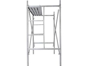 Walk thru H frame impalcatura sistema di scala trasversale ponteggi muratore box ponteggio per la costruzione - Product Image 5