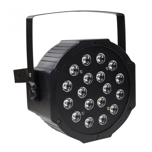 RGBW 4 in 1 düz 18 adet X 3W Led Lar işık DMX512 kontrol modeli renk efekti disko sahne müzik parti DJ kulübü için hediye kutusu ile - Product Image 3