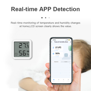 Termómetro higrómetro RSH Tuya BLE Mini sensor inalámbrico de temperatura y humedad con alerta de notificación - Product Image 3