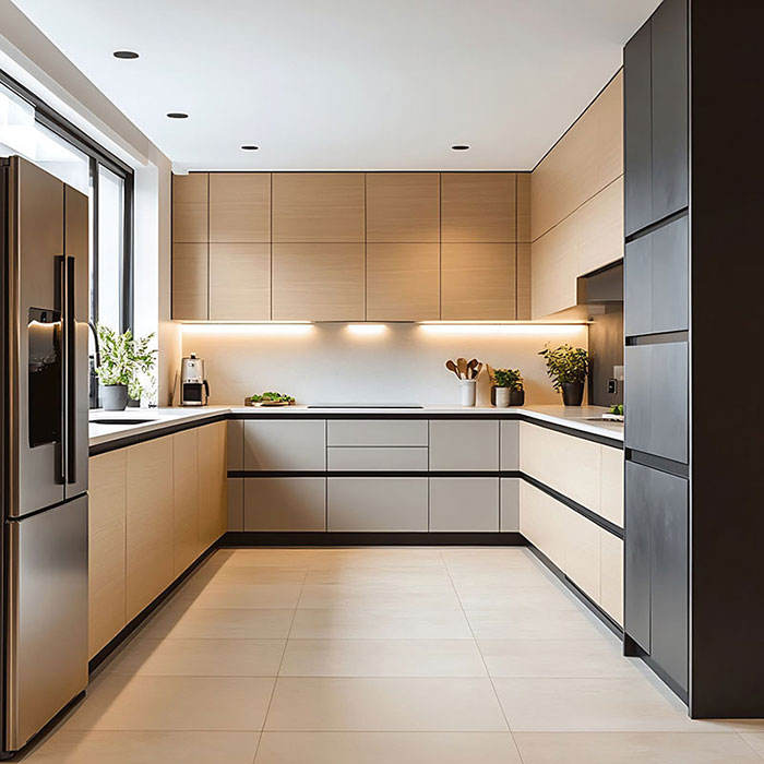 U-shaped Kitchen