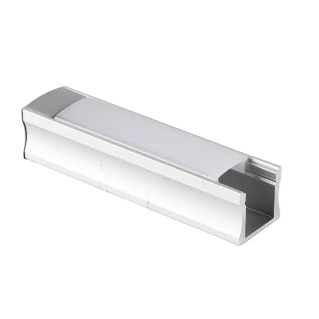 Oem Beschikbaar ALP1715 Zilver Geanodiseerd 6000 Serie Lineaire Led Verlichting Profiel Aluminium Extrusie Voor Decoratie