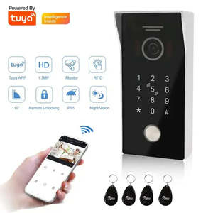 Anjielo Smart Home Tuya WiFi Video timbre RFID teclado 1080P Smart Life Cámara POE IP intercomunicador SISTEMA DE Control de acceso a prueba de agua - Product Image 4