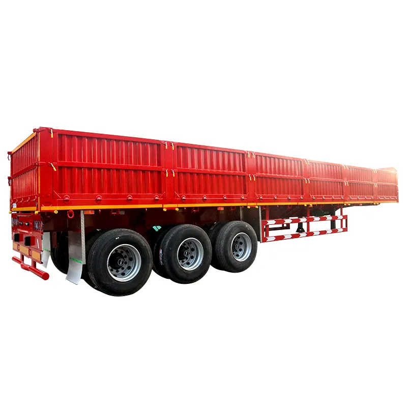 Sidewall transporting cement bulk semi-trailer ctrailer trailer Suitable for transporting all kinds