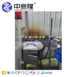 Stampante a getto d'inchiostro professionale Online ZYL ad alta velocità per la stampa di loghi con codice Batch per bottiglie di bevande alimentari industriali - Product Image 3