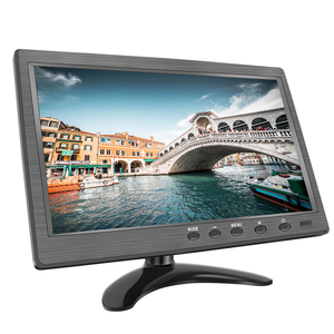 Monitor de ordenador de escritorio LCD TFT LED de pantalla ancha de 10,1 pulgadas con altavoz entrada AV VGA capacitiva de tamaño pequeño para TV de coche - Product Image 2