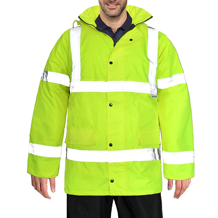 Bowins Mens Softshell Windproof Hi Vis Fully Reflective Jacket For Sale