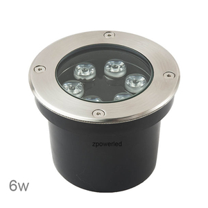 ภูมิทัศน์ไฟใต้ดินแบบฝังฝังใต้พื้นกลางแจ้งแบบฝังฝังลึก512 DMX RGB 6W แรงดันต่ำสำหรับต้นไม้ - Product Image 1
