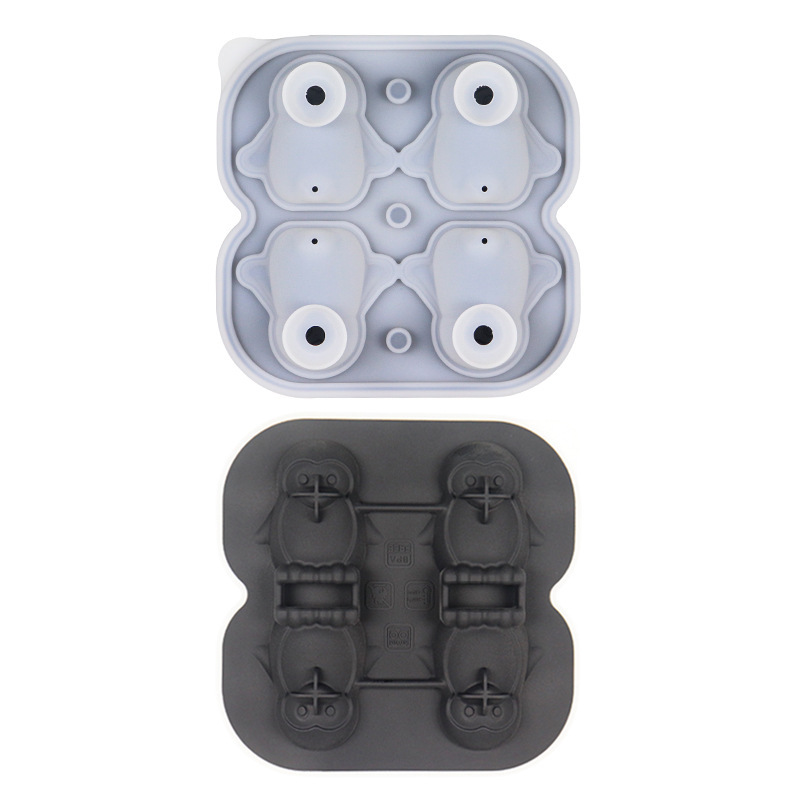 Penguin Ice Tray-Black