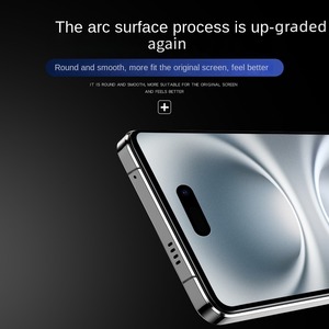 VIVO X200Proフルグルー強化ガラスクリア3Dヒートベンドカーブスクリーンプロテクターアプリケーターインストールキットの簡単なインストール