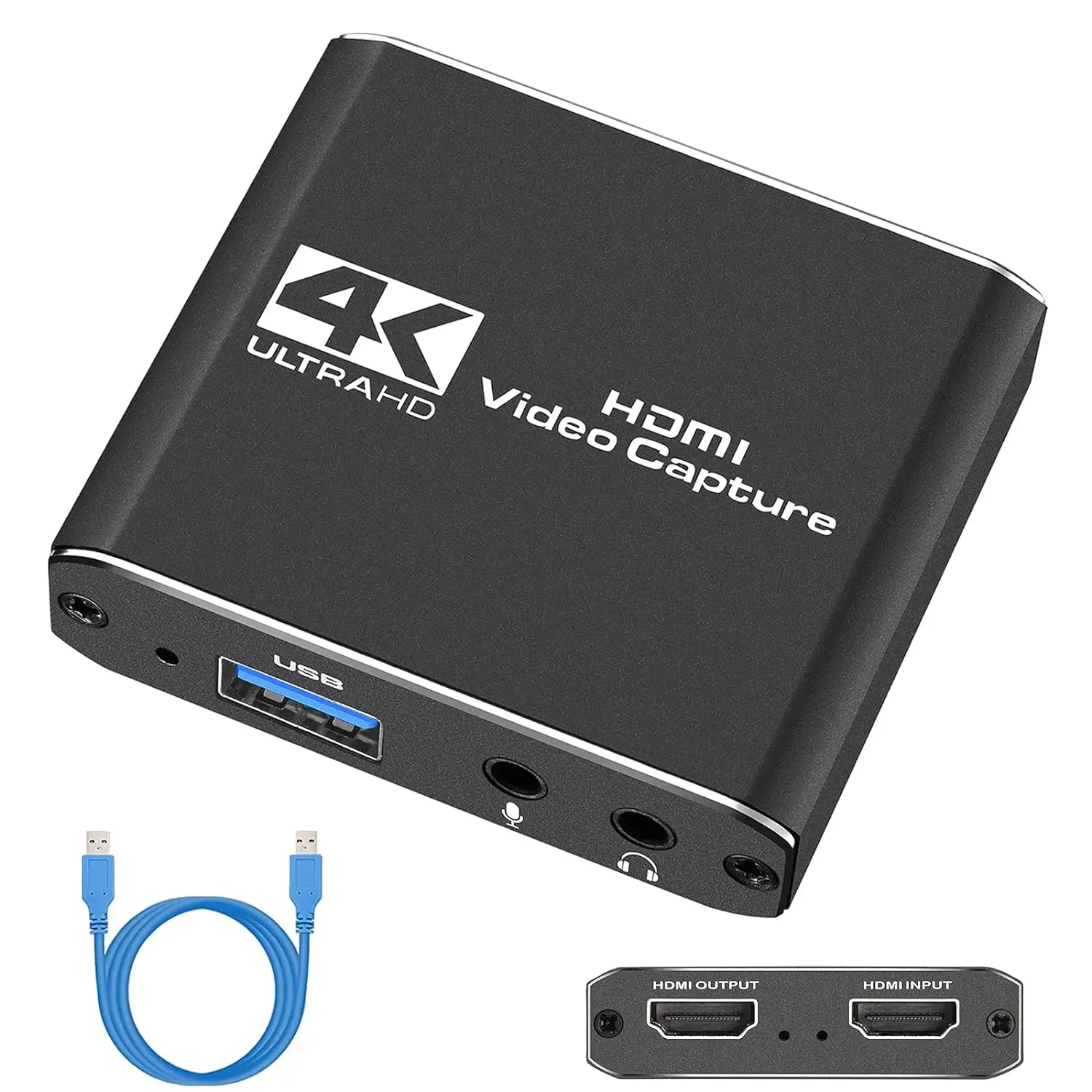 SY 4K HDMI video capture, USB3.0 HDMI video recorder grabber Hdmi to usb video capture device for OBS capturing